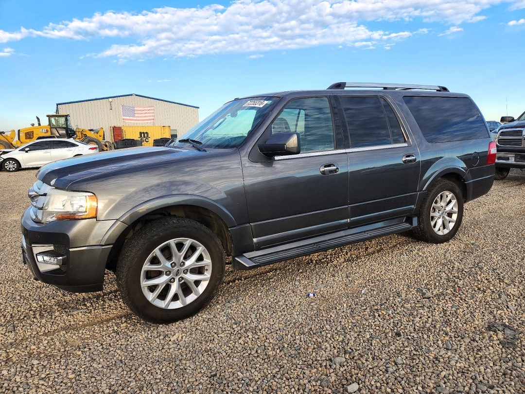 Вид 2017 FORD EXPEDITION EL LIMITED, угол 1
