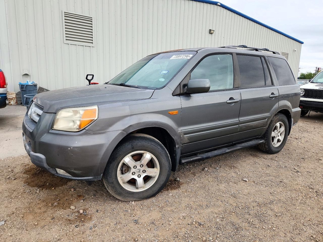 Vue de 2008 HONDA PILOT EXL, angle 1