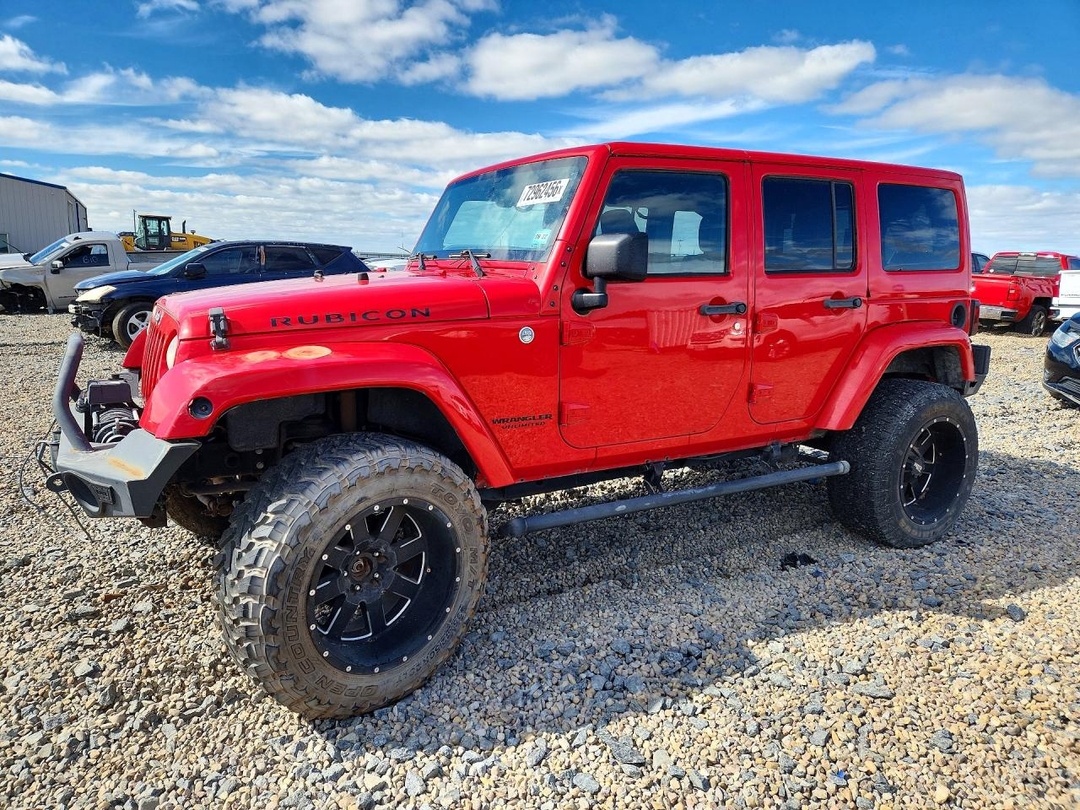 2014 JEEP WRANGLER UNLIMITED RUBICON view, angle 1