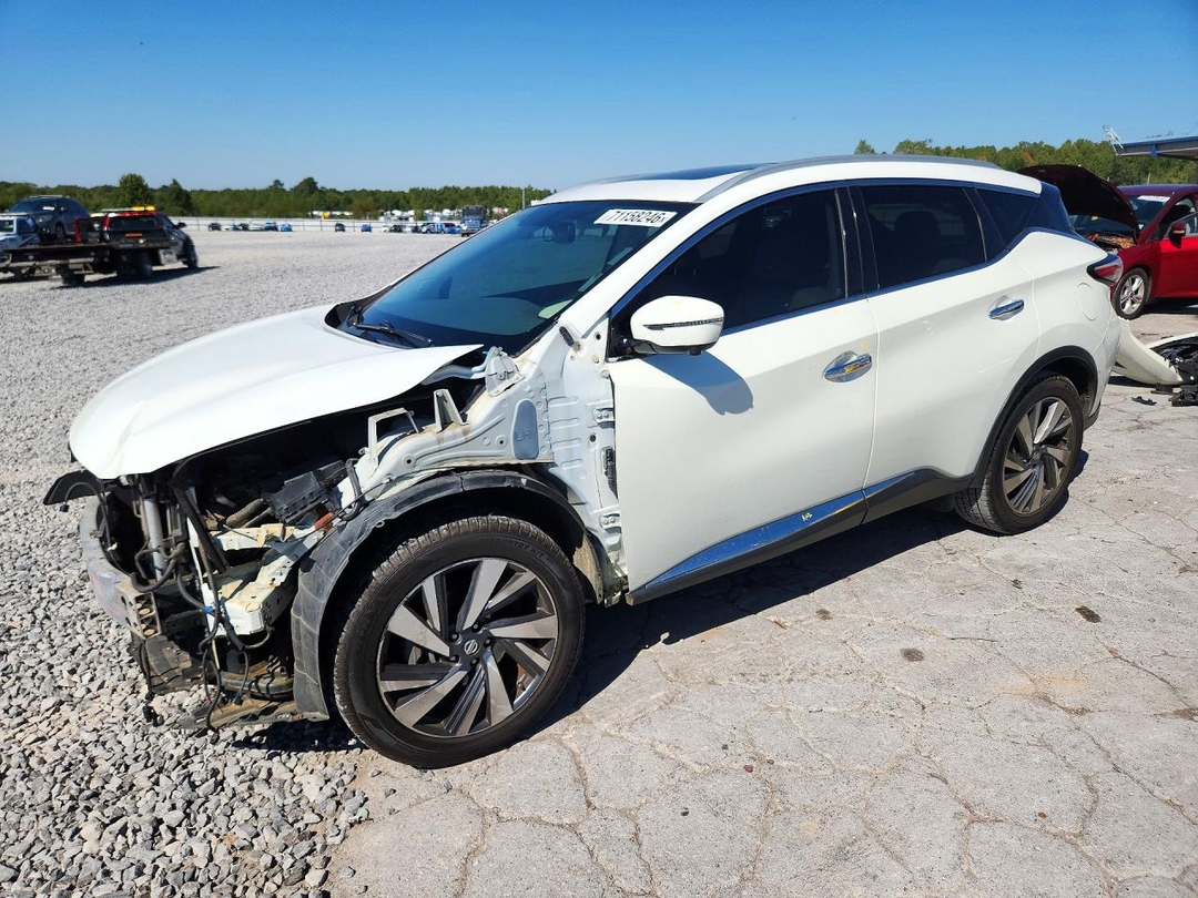 Vue de 2018 NISSAN MURANO PLATINUM, angle 1