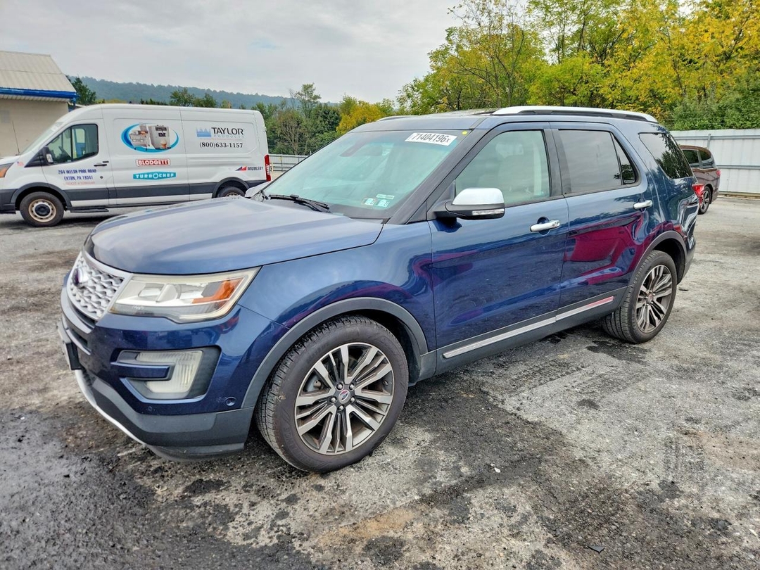 Vista de 2016 FORD EXPLORER PLATINUM, ángulo 1