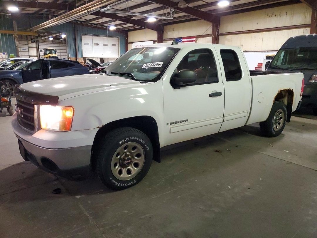 منظر 2009 GMC SIERRA C1500 SLE، زاوية 1