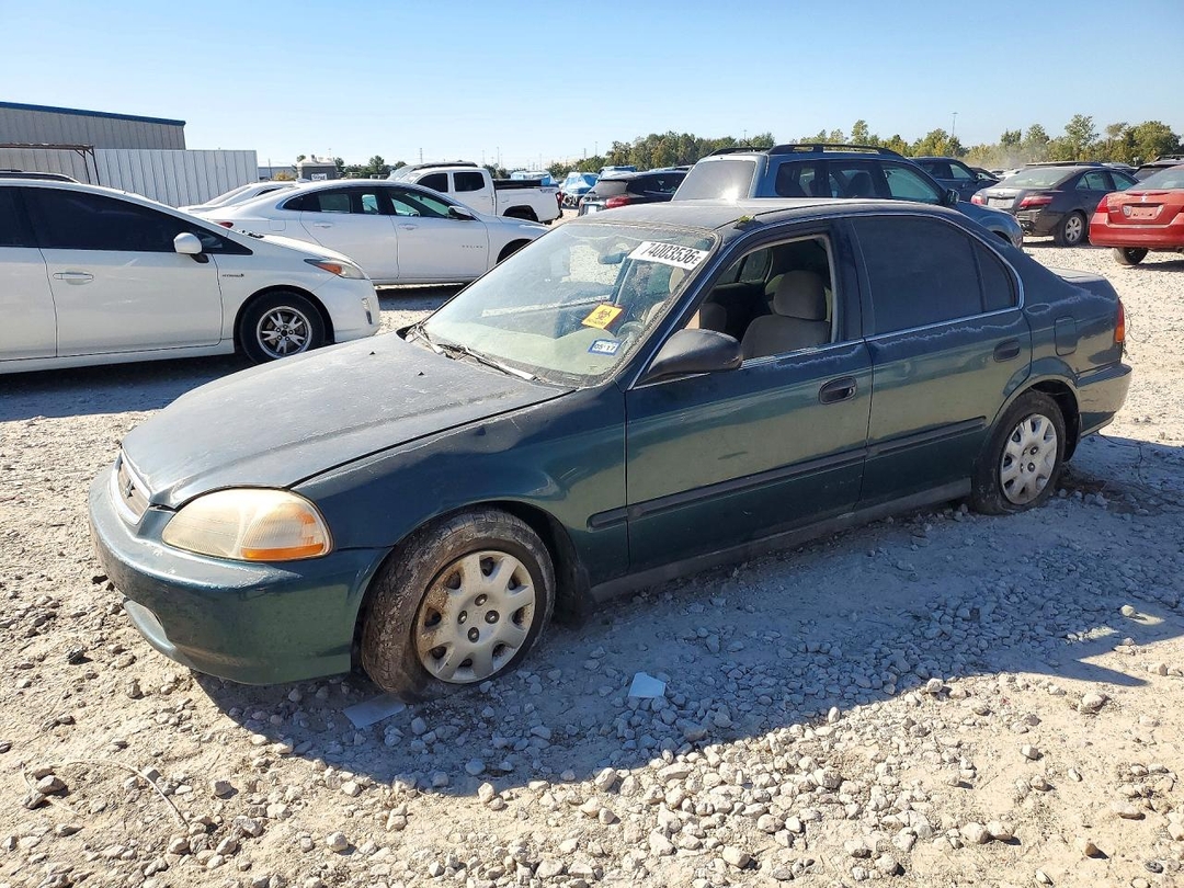 Вид 1998 HONDA CIVIC LX, угол 1