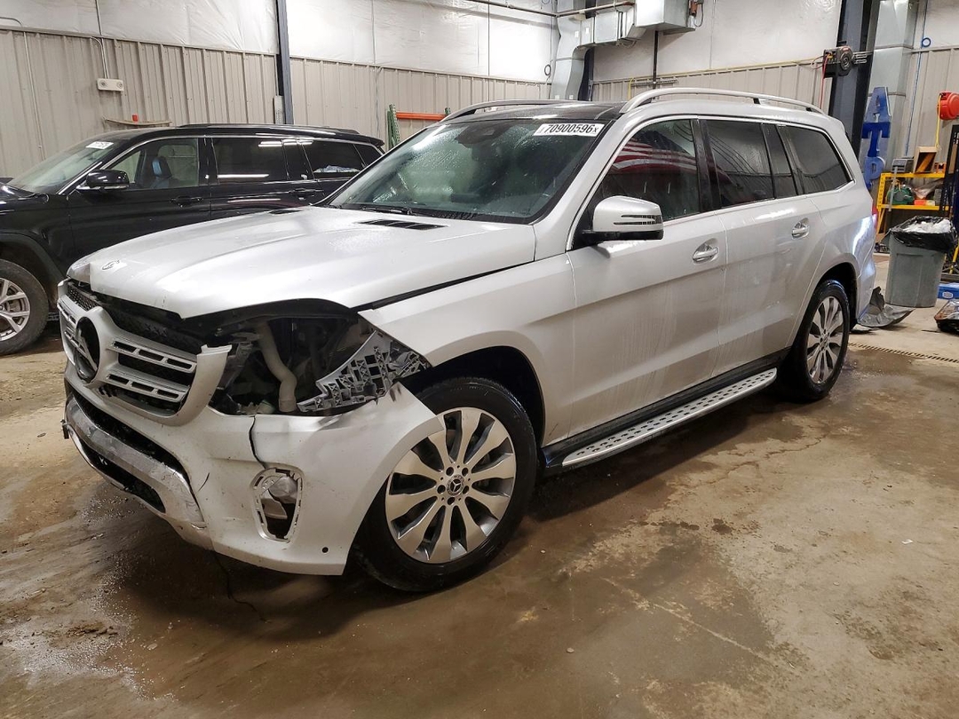 Vue de 2018 MERCEDES-BENZ GLS 450 4MATIC, angle 1