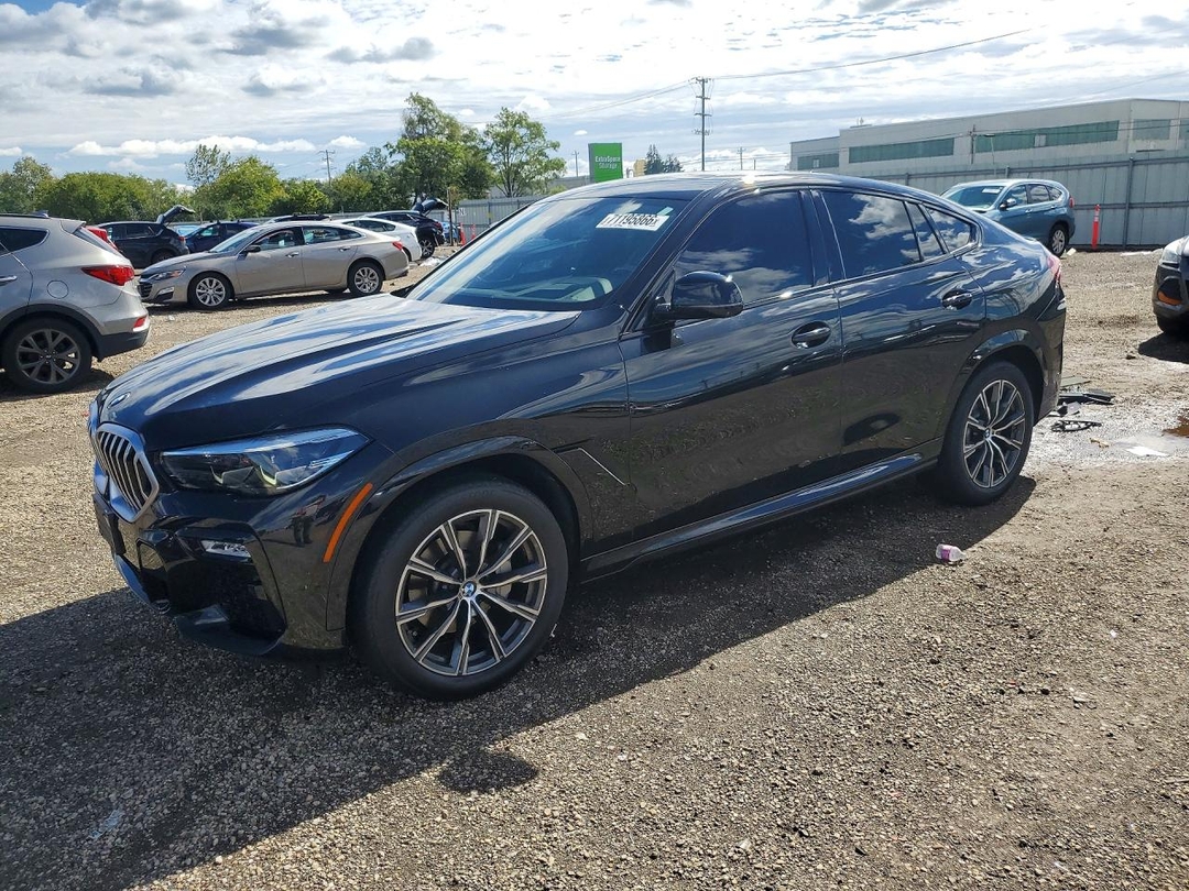 Vue de 2020 BMW X6 XDRIVE40I, angle 1