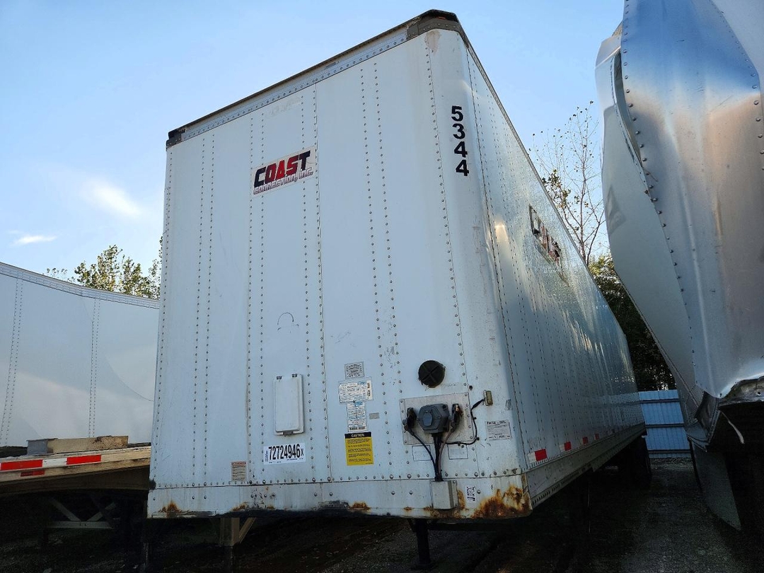 Vista de 2014 STOUGHTON AVXW-535T-S-C-AR DRY VAN TRAILER, ángulo 1