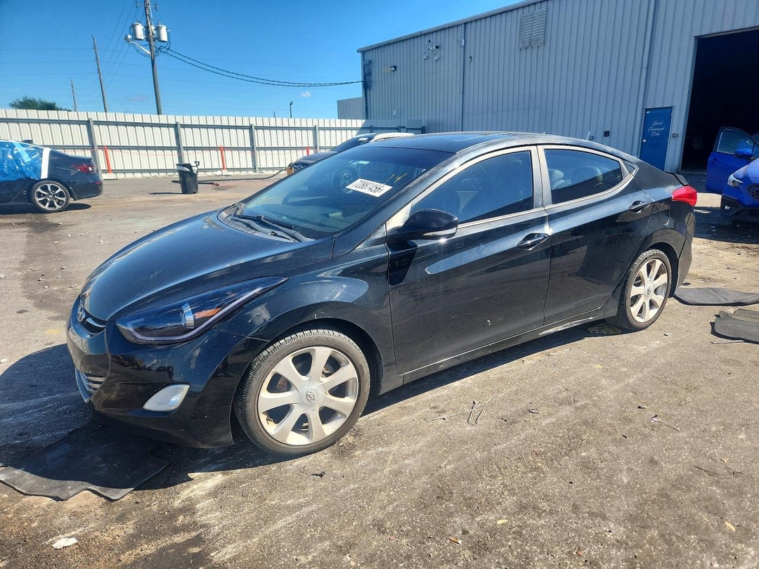 Vue de 2012 HYUNDAI ELANTRA LIMITED, angle 1
