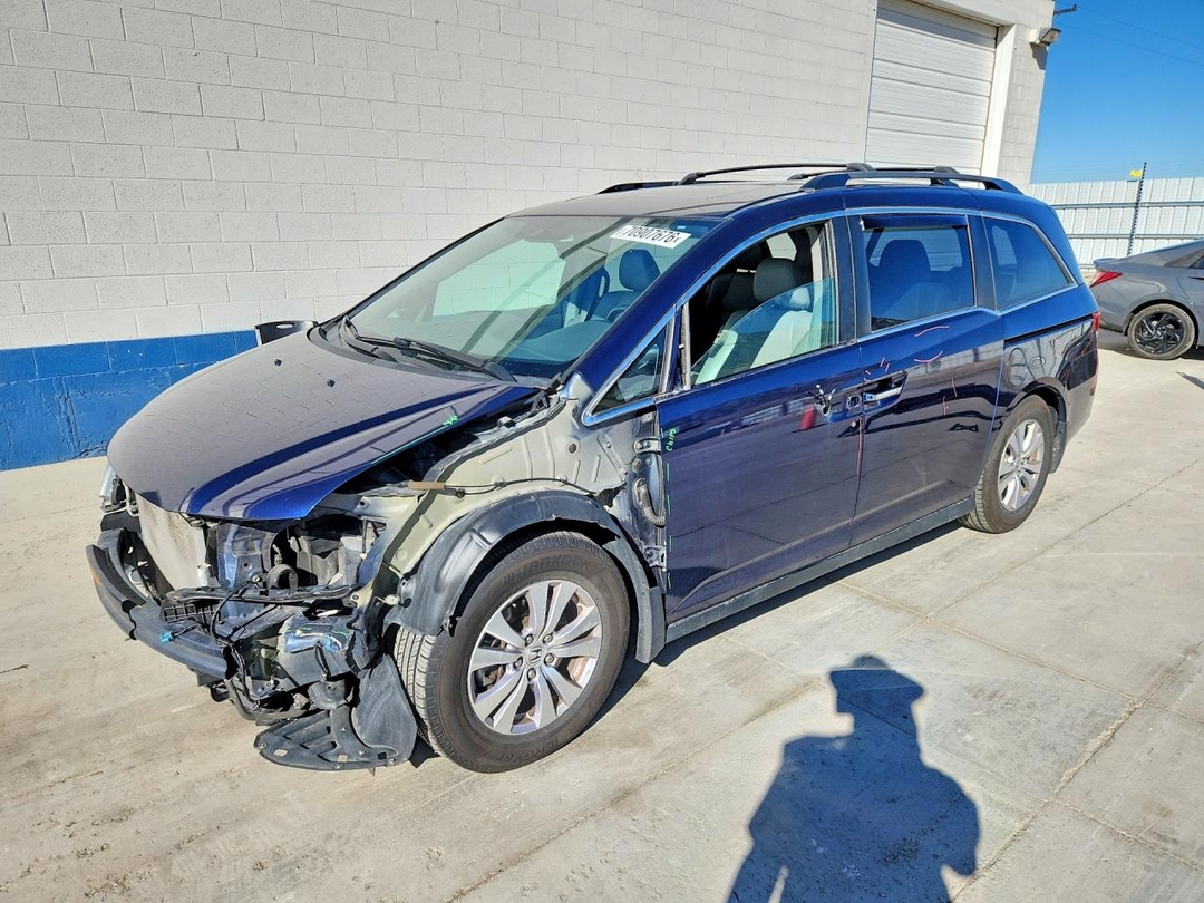 منظر 2015 HONDA ODYSSEY EXL، زاوية 1