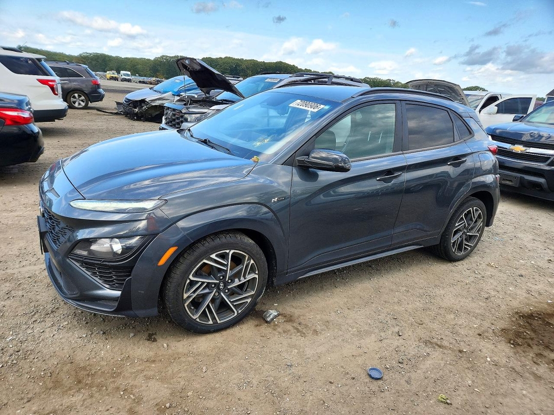 Вид 2022 HYUNDAI KONA N LINE, угол 1