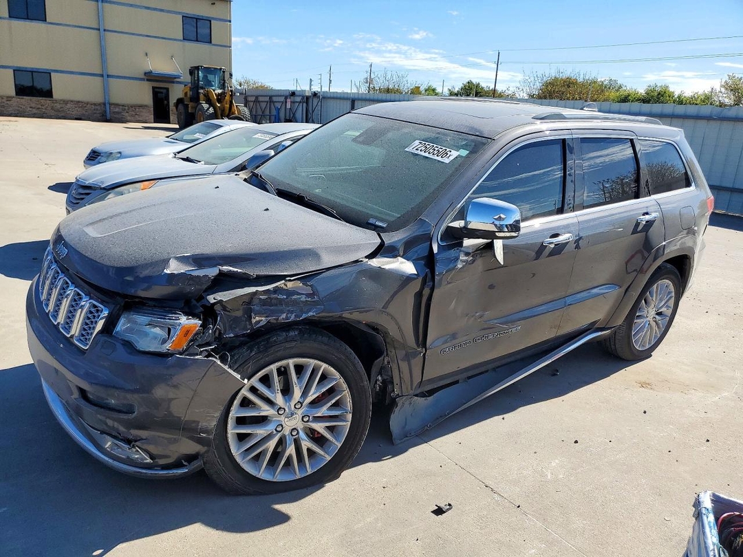 Вид 2017 JEEP GRAND CHEROKEE SUMMIT, угол 1