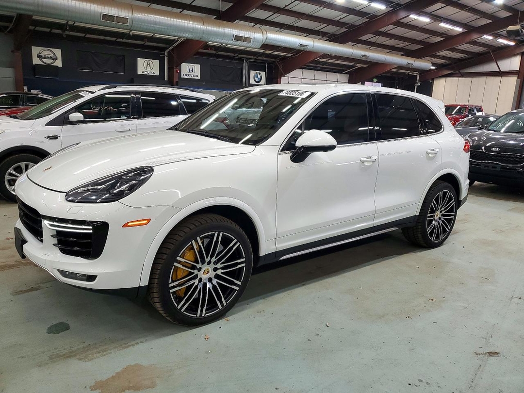 Vedere 2017 PORSCHE CAYENNE TURBO, unghi 1