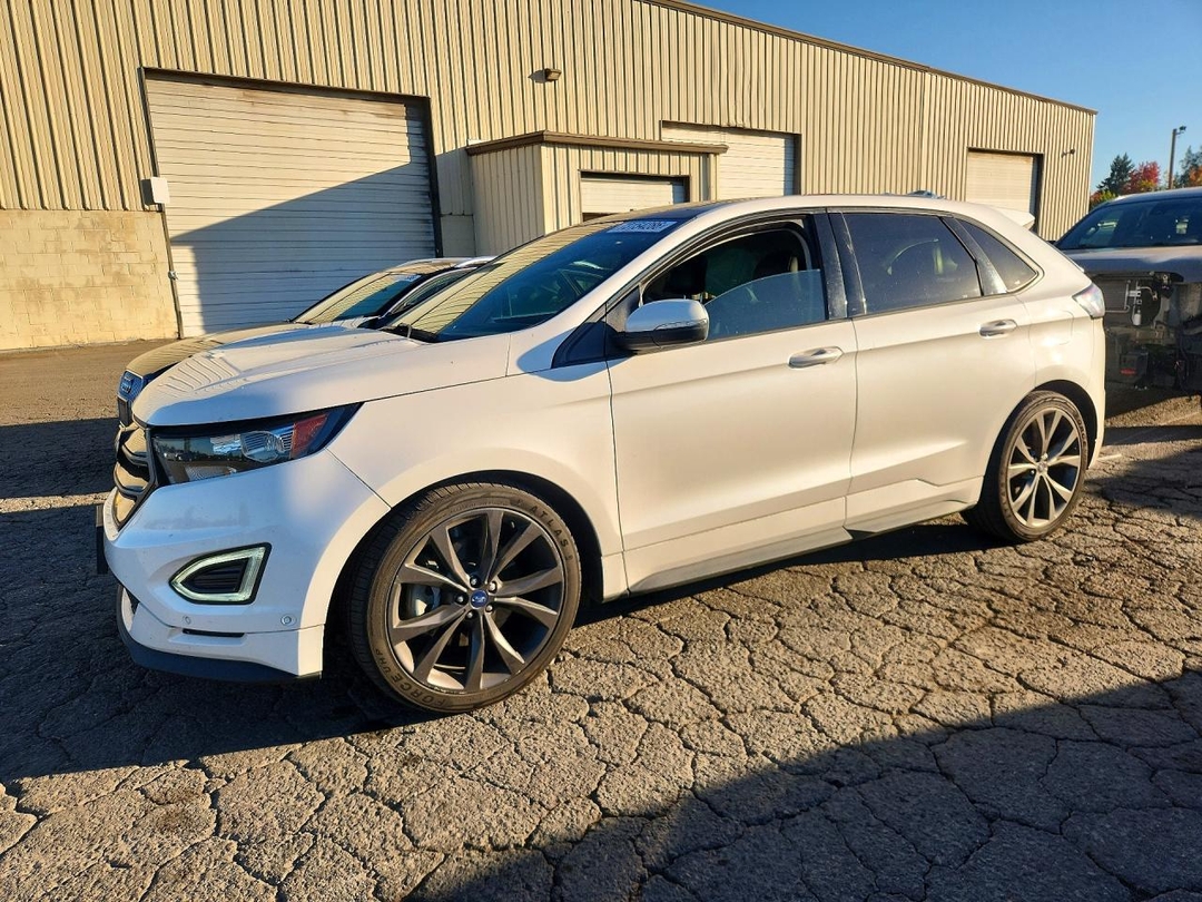 2016 FORD EDGE SPORT view, angle 1