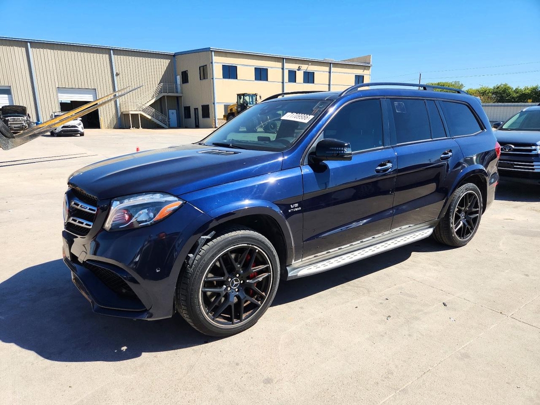 Vue de 2019 MERCEDES-BENZ GLS 63 AMG 4MATIC, angle 1