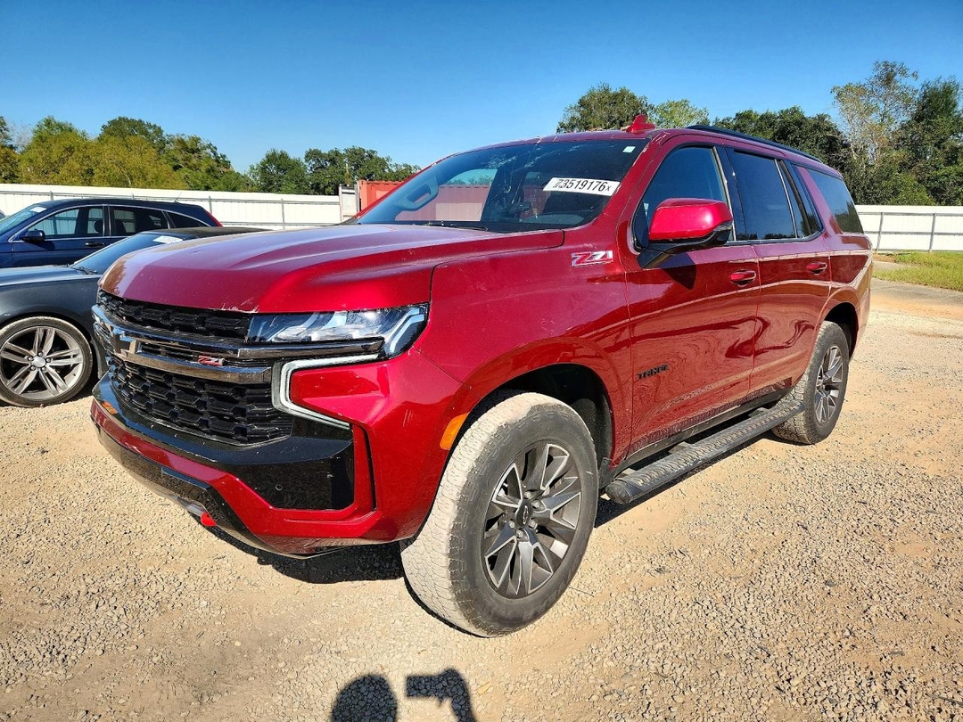 Vue de 2022 CHEVROLET TAHOE K1500 Z71, angle 1