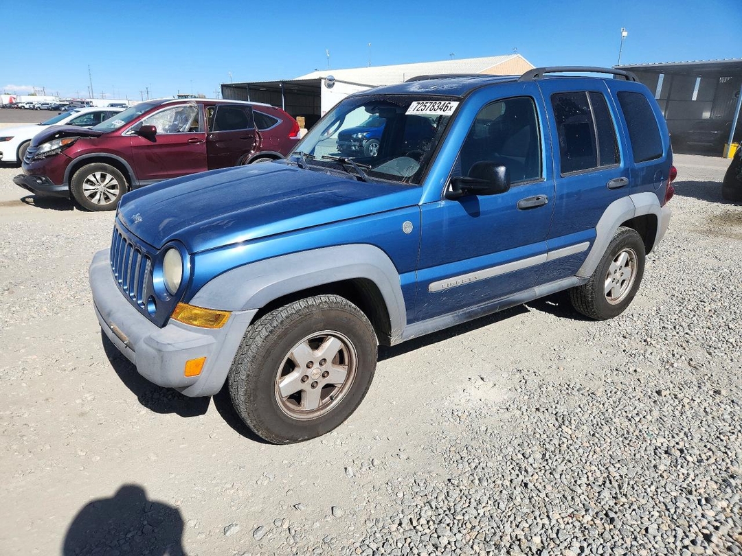 Vue de 2006 JEEP LIBERTY SPORT, angle 1