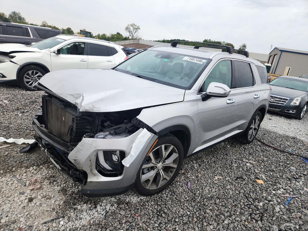 Vue de 2022 HYUNDAI PALISADE SEL, angle 1