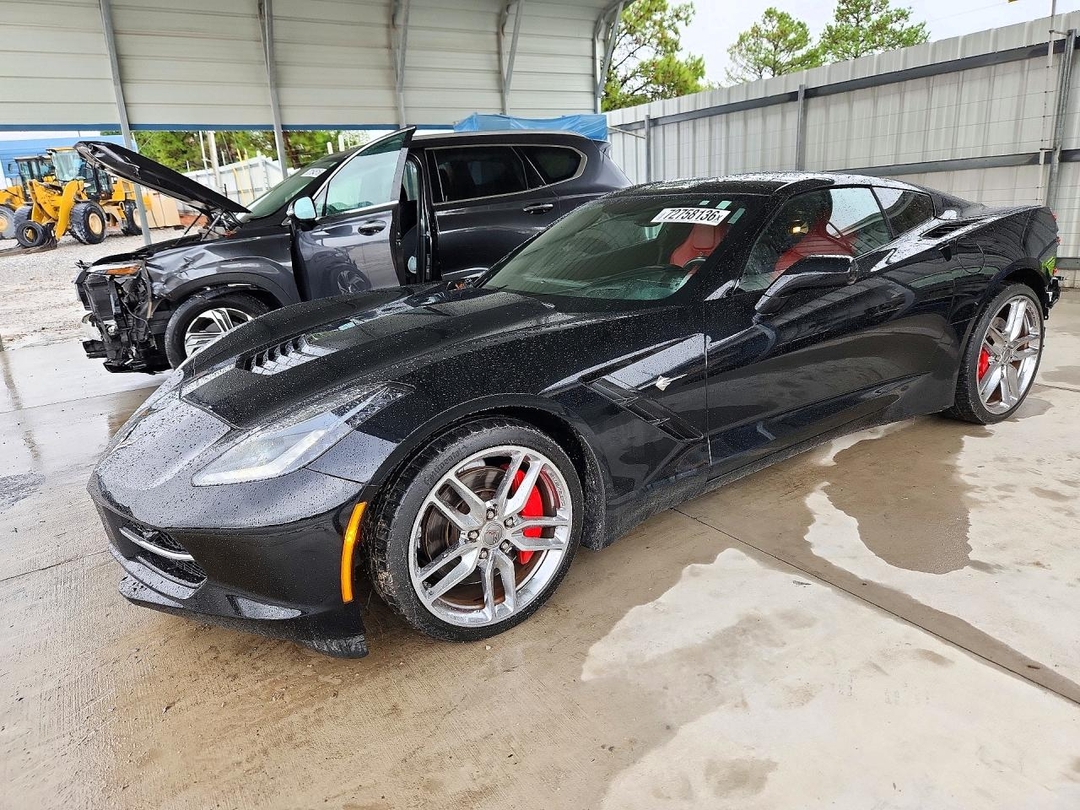 Vedere 2016 CHEVROLET CORVETTE STINGRAY Z51 2LT, unghi 1
