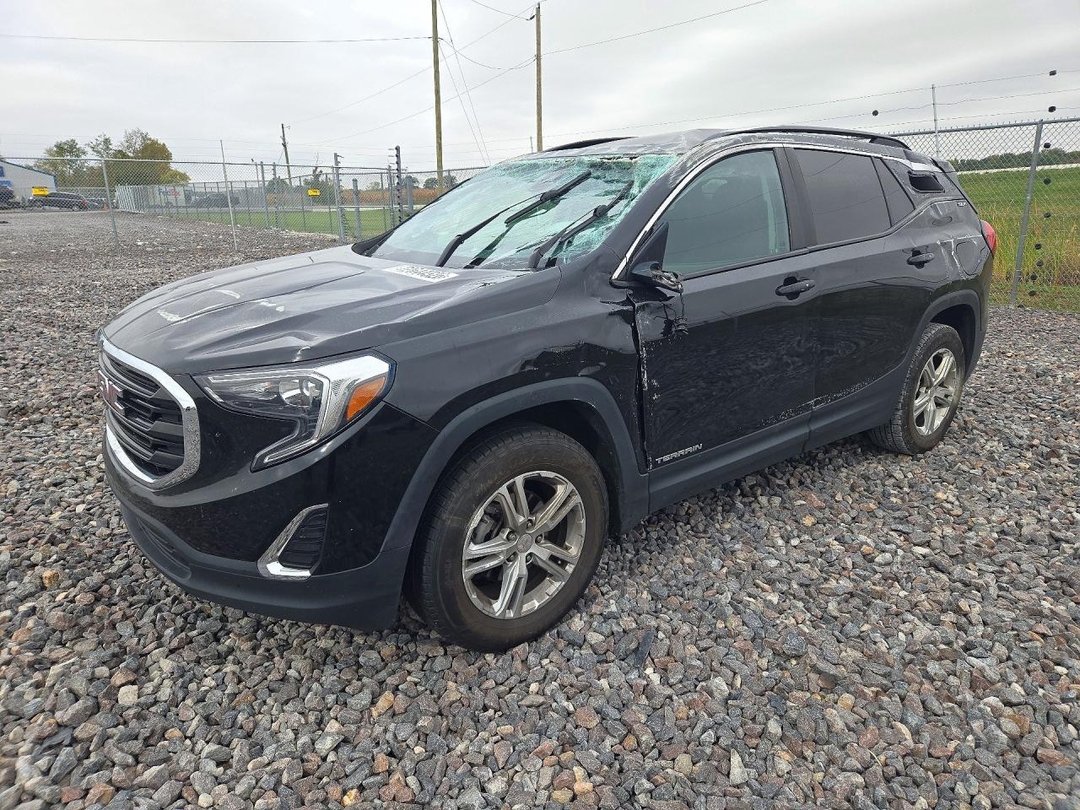 Вид 2021 GMC TERRAIN SLE, угол 1