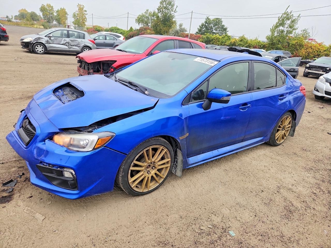 Vista de 2016 SUBARU WRX LIMITED, ángulo 1