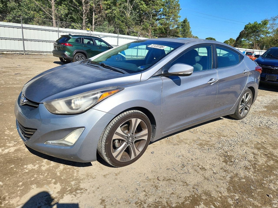 Vedere 2014 HYUNDAI ELANTRA SPORT, unghi 1
