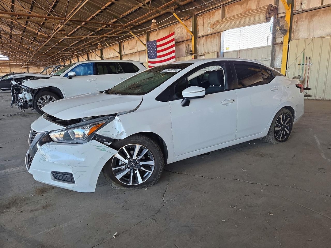 Vedere 2021 NISSAN VERSA SV, unghi 1
