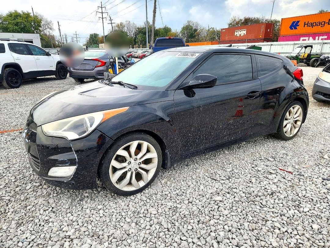 منظر 2013 HYUNDAI VELOSTER BASE، زاوية 1