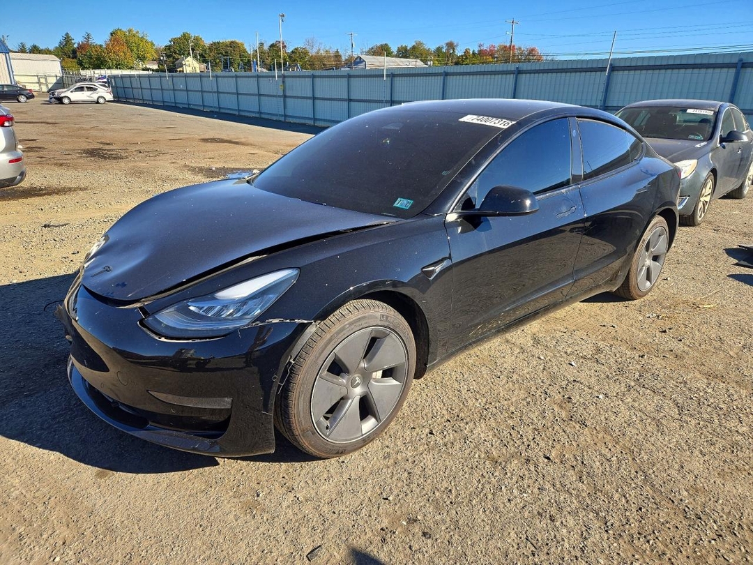 منظر 2022 TESLA MODEL 3، زاوية 1