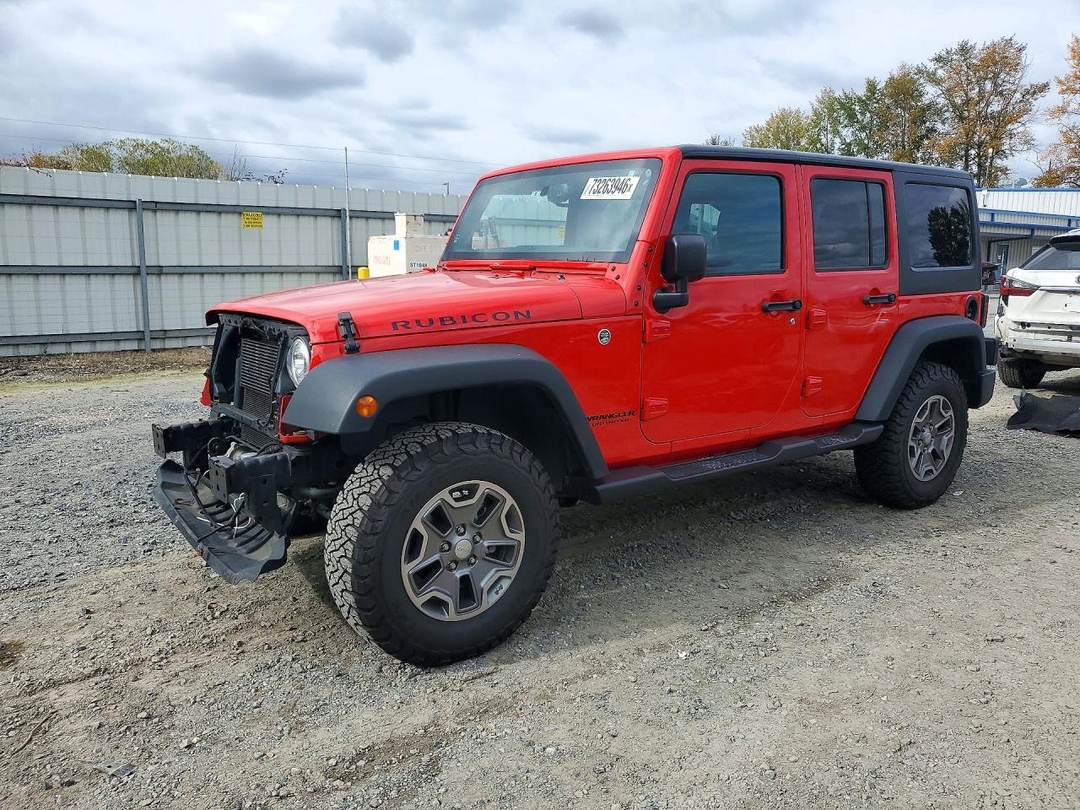 Vedere 2017 JEEP WRANGLER UNLIMITED RUBICON, unghi 1