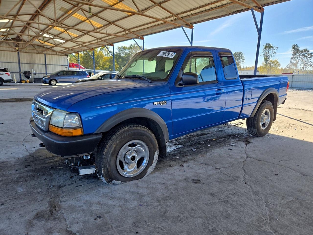 Vue de 1998 FORD RANGER SUPER CAB, angle 1