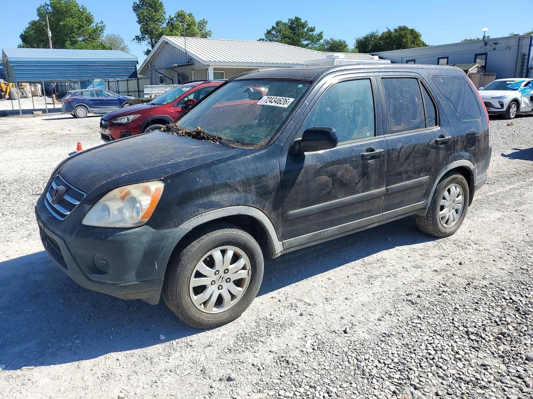 Vista de 2005 HONDA CR-V EX, ángulo 1