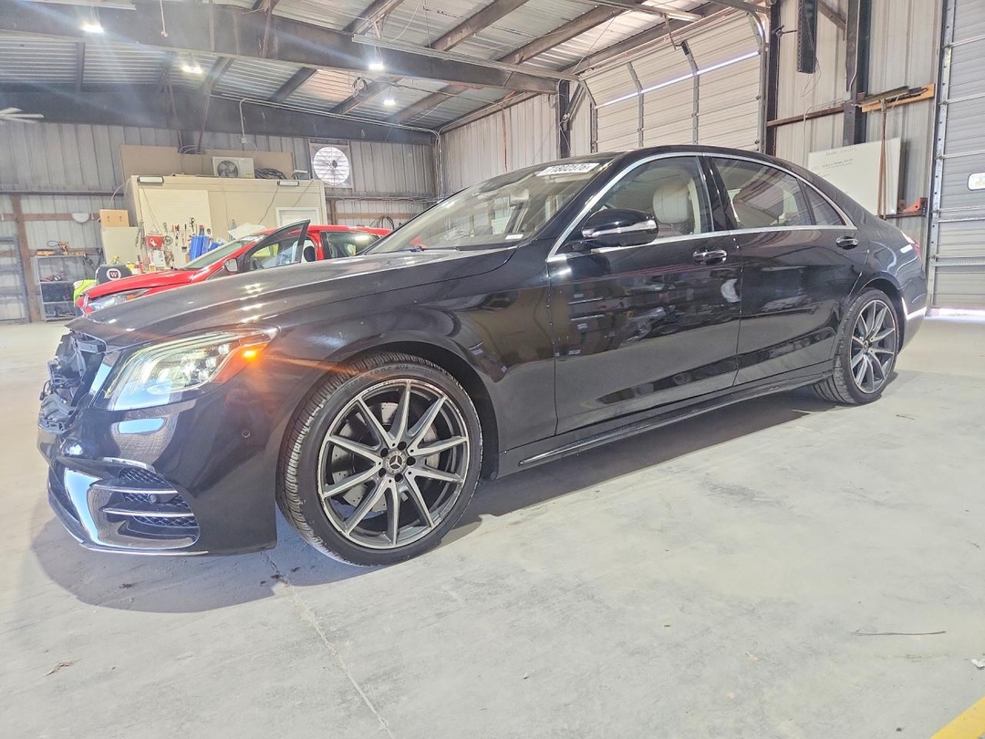 Вид 2019 MERCEDES-BENZ S 560 4MATIC, угол 1