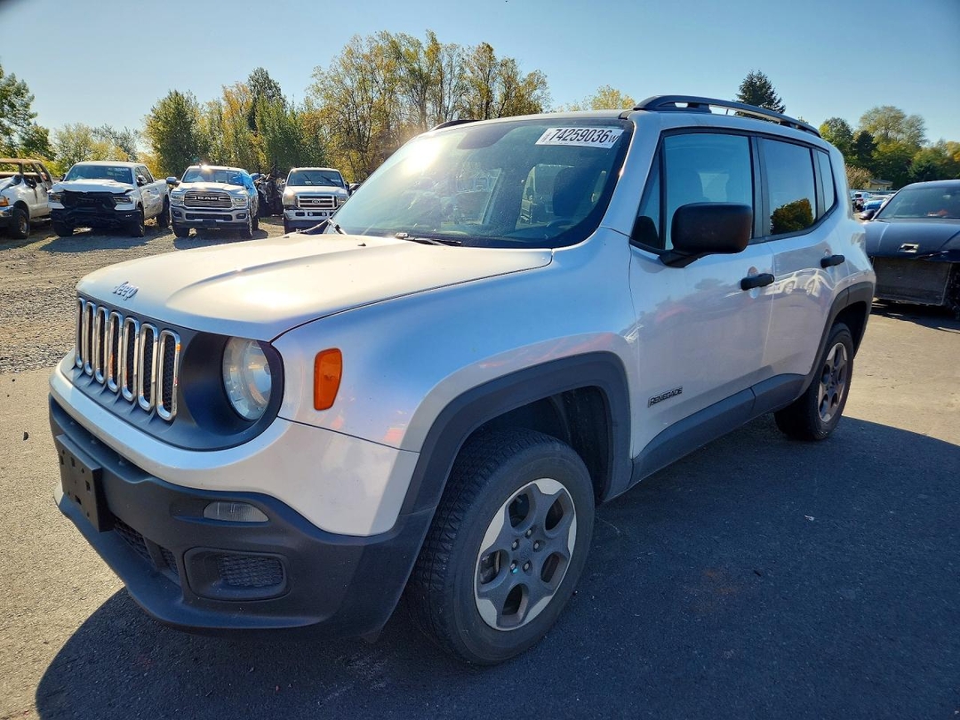 Vedere 2016 JEEP RENEGADE SPORT, unghi 1