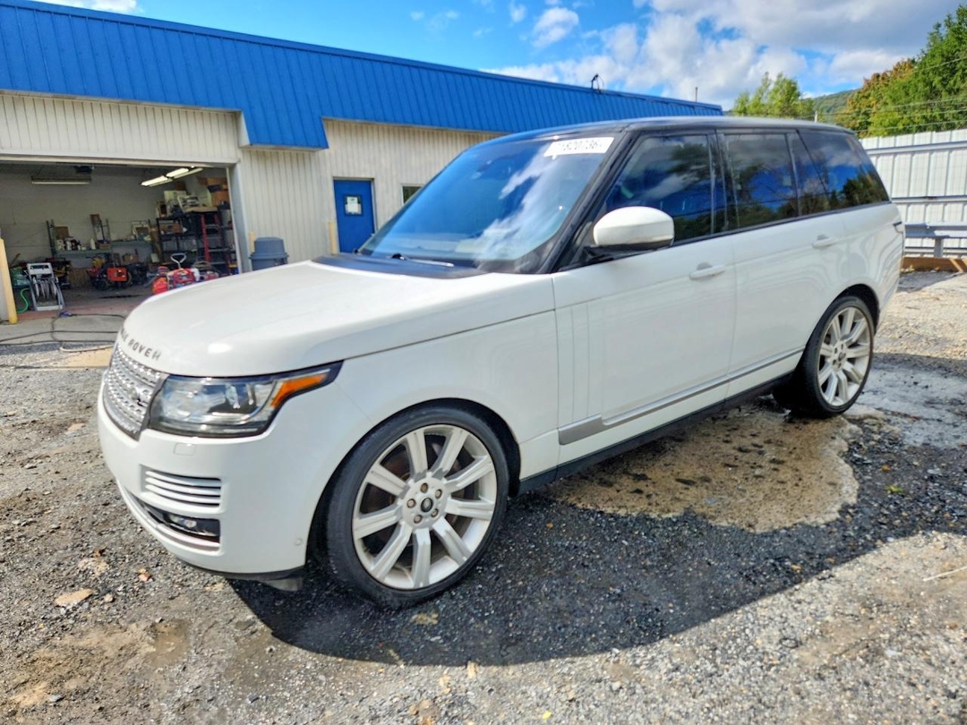 Вид 2016 LAND ROVER RANGE ROVER SUPERCHARGED, угол 1