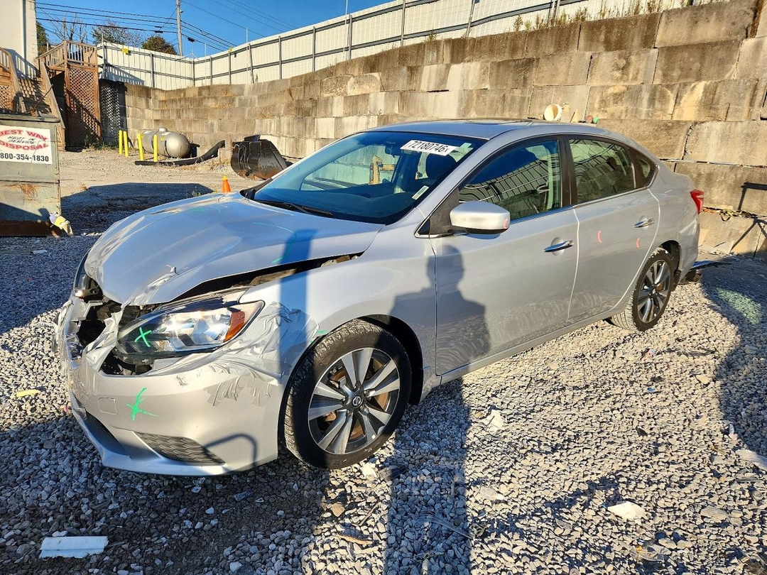 Vedere 2019 NISSAN SENTRA SV, unghi 1