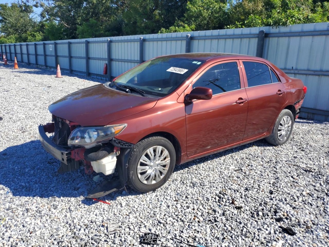 منظر 2009 TOYOTA COROLLA LE، زاوية 1