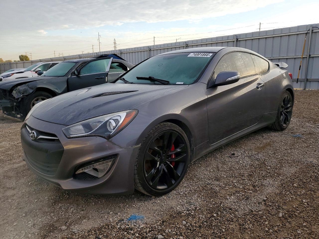 Вид 2015 HYUNDAI GENESIS COUPE 3.8 ULTIMATE, угол 1