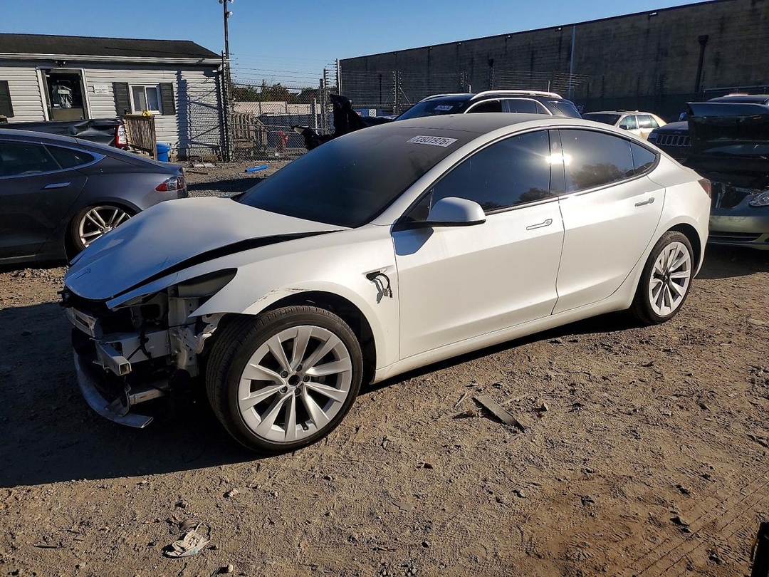 2021 TESLA MODEL 3 view, angle 1