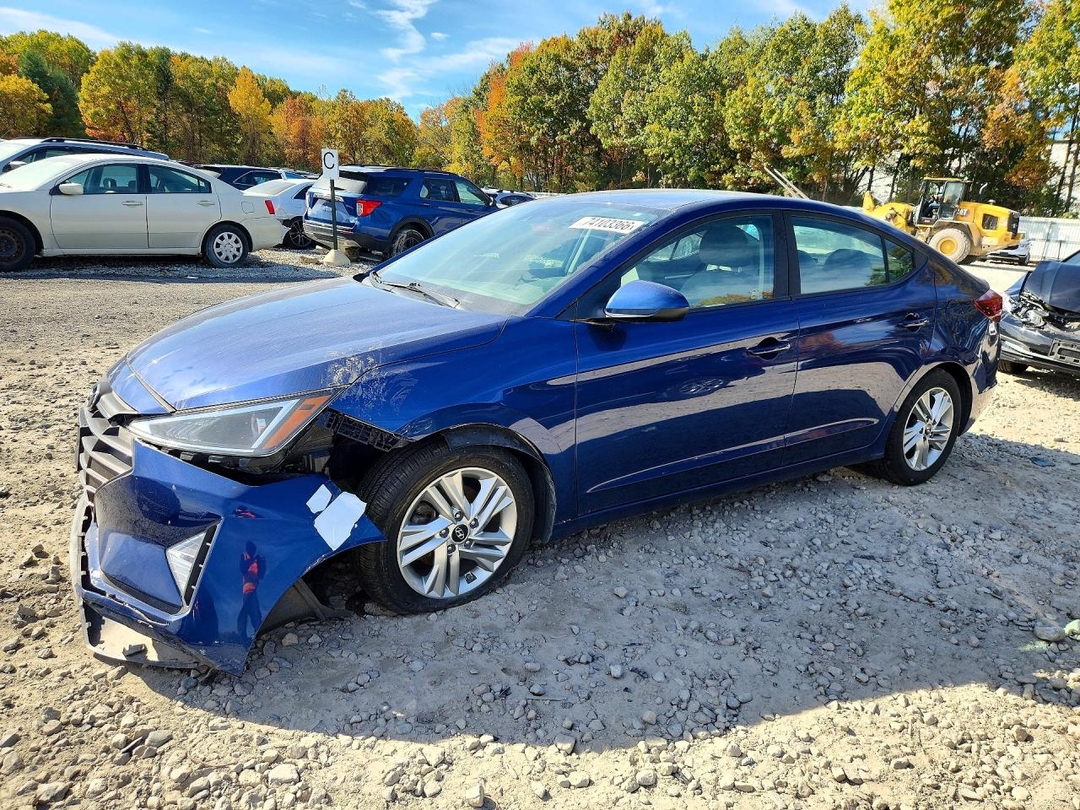 Vedere 2020 HYUNDAI ELANTRA SEL, unghi 1