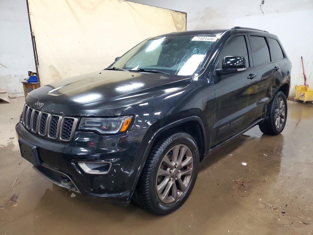 Vedere 2017 JEEP GRAND CHEROKEE LIMITED, unghi 1