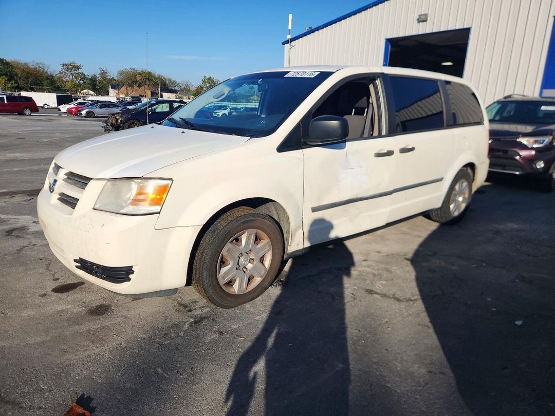 Вид 2009 DODGE GRAND CARAVAN C/V, угол 1