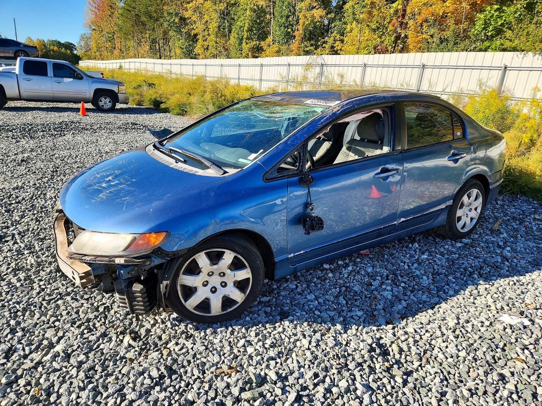 Vista de 2006 HONDA CIVIC LX, ángulo 1
