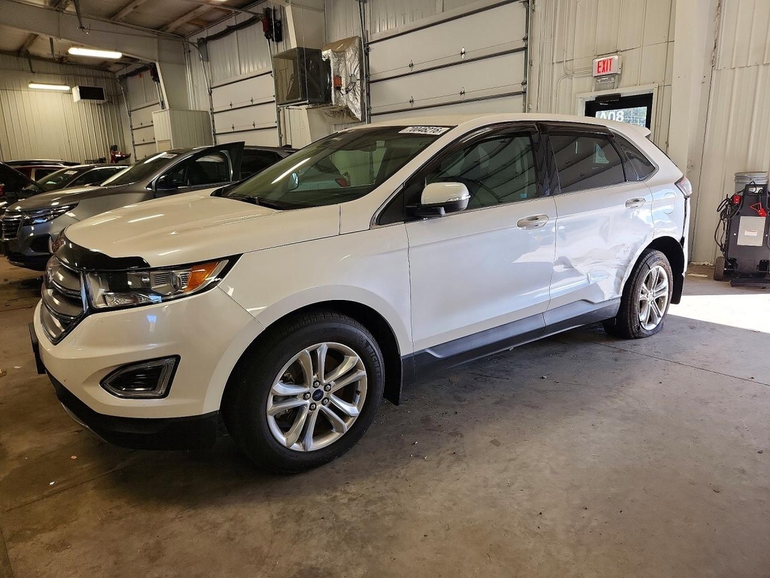 Vista de 2018 FORD EDGE SEL, ángulo 1