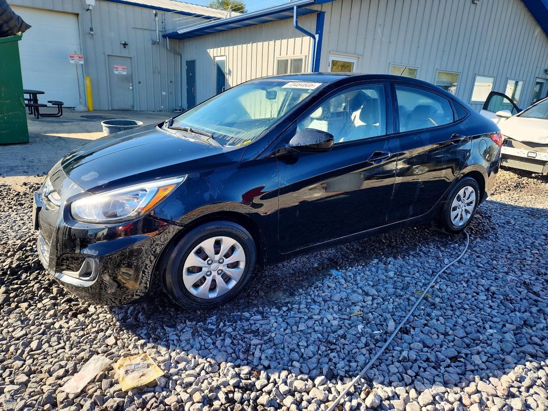 Vista de 2016 HYUNDAI ACCENT SE, ángulo 1