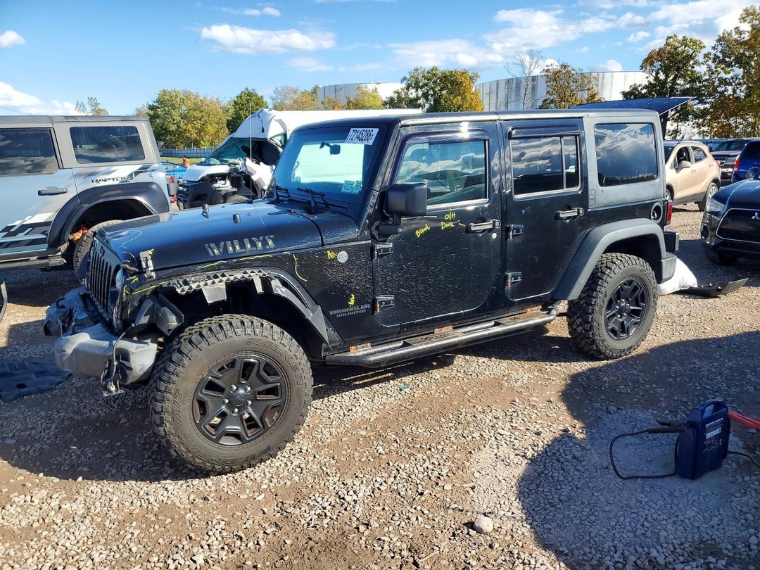 Vedere 2016 JEEP WRANGLER UNLIMITED SPORT, unghi 1