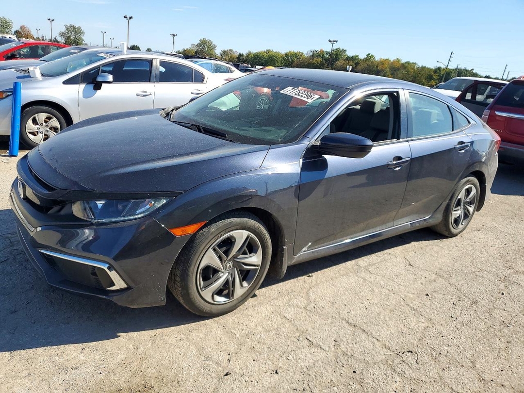 Vista de 2021 HONDA CIVIC LX, ángulo 1