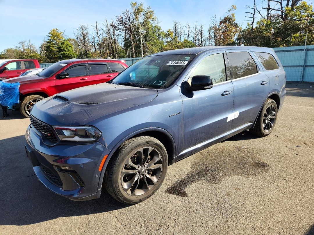 Vue de 2021 DODGE DURANGO R/T, angle 1