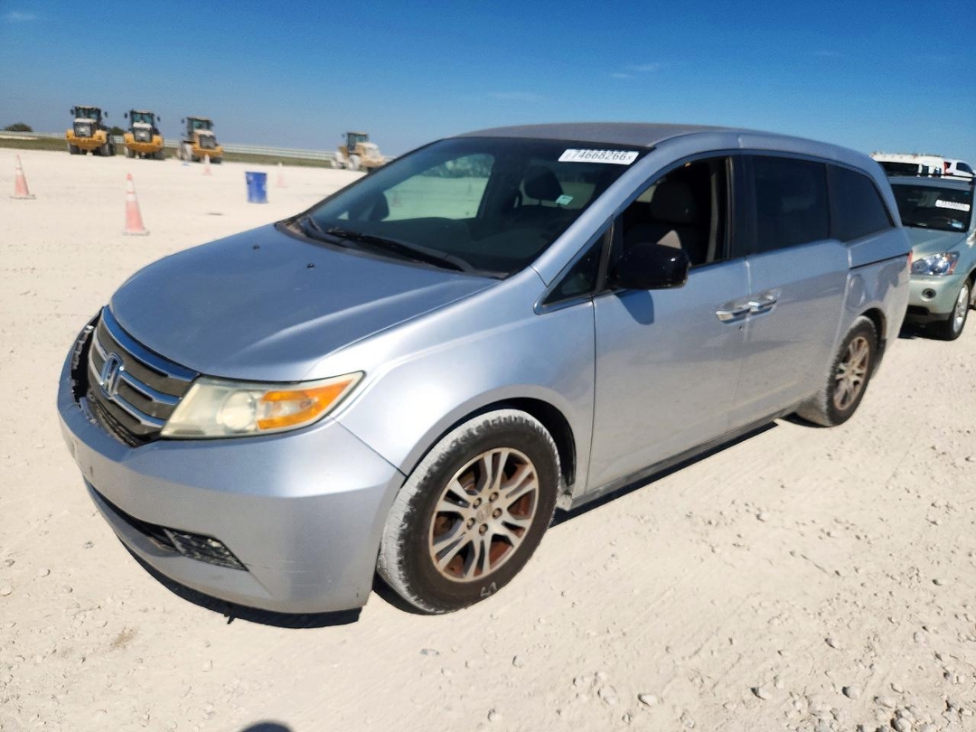 Вид 2012 HONDA ODYSSEY EX, угол 1
