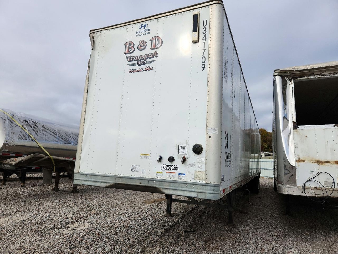 Vue de 2023 HYUNDAI DRY VAN, angle 1