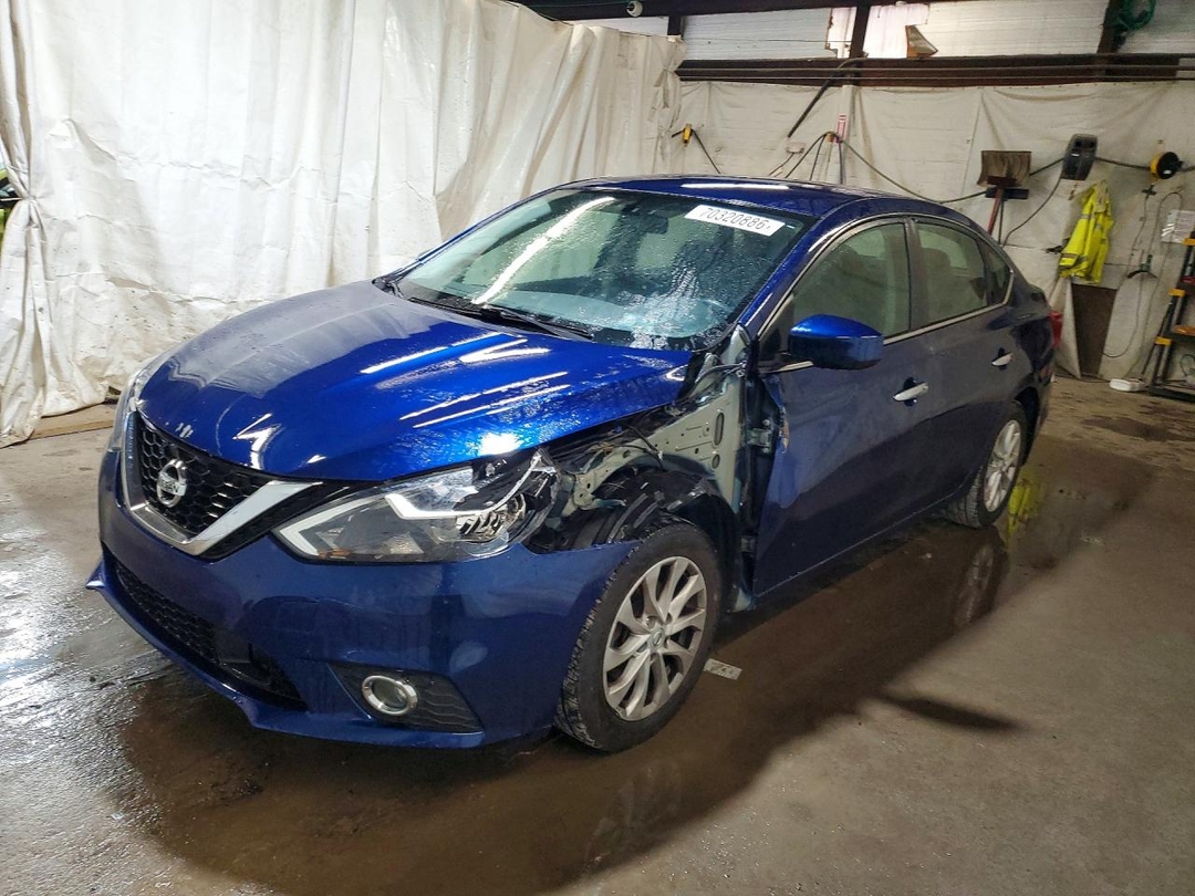 Vedere 2019 NISSAN SENTRA SV, unghi 1