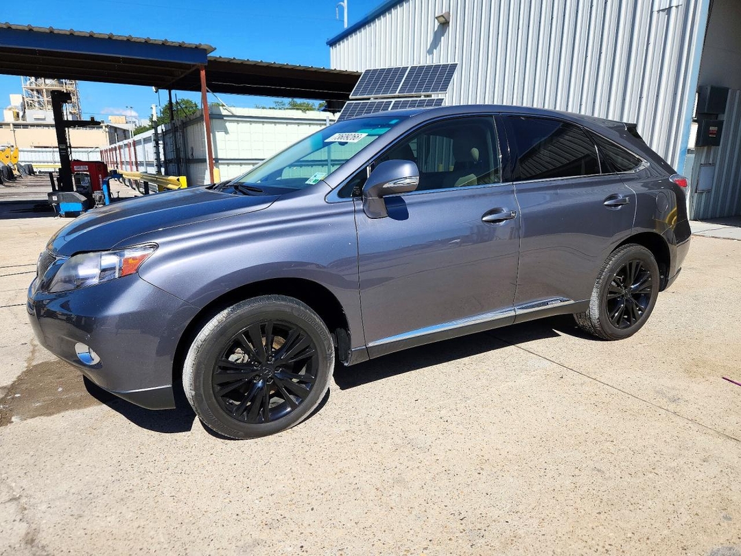 Vue de 2012 LEXUS RX 450H, angle 1